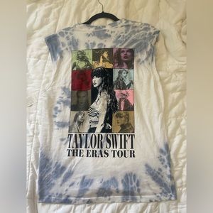 Taylor Swift The Eras Tour Tye Dye Muscle Tank
